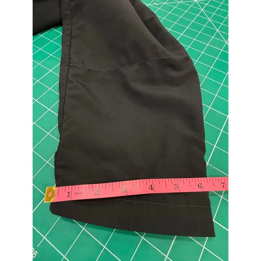 US Army APFU Skilcraft PT Pants Men's Medium Black Nylon Physical Fitness Jogger